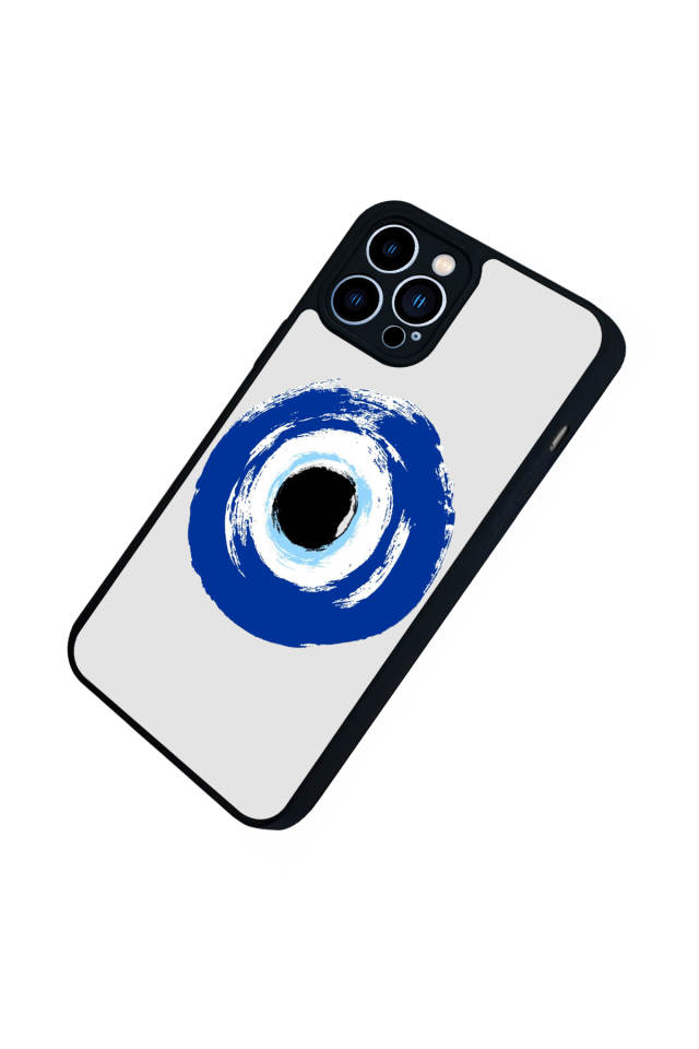 iPhone 13 Pro Max Uyumlu Nazar Tasarımlı Glossy Premium Kılıf