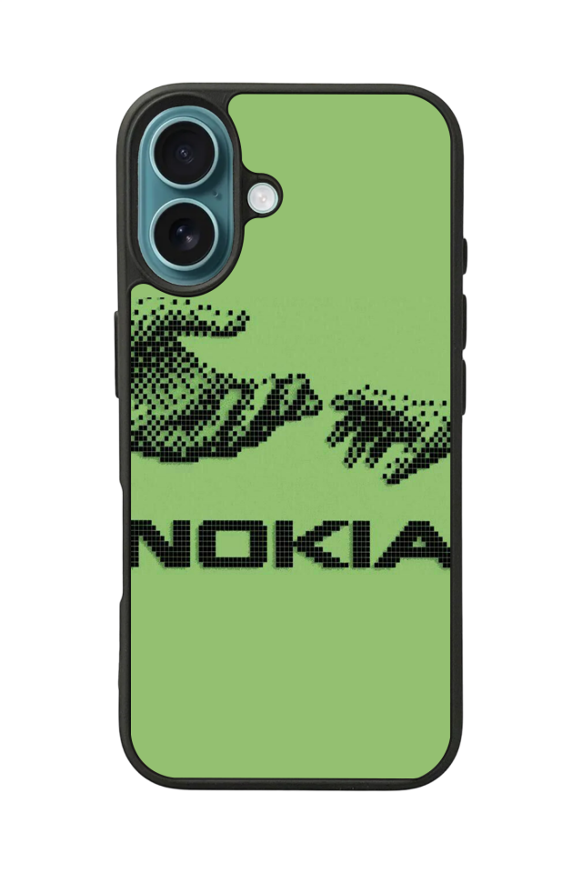 iPhone 16 Uyumlu Nokia Tasarımlı Glossy Premium Kılıf