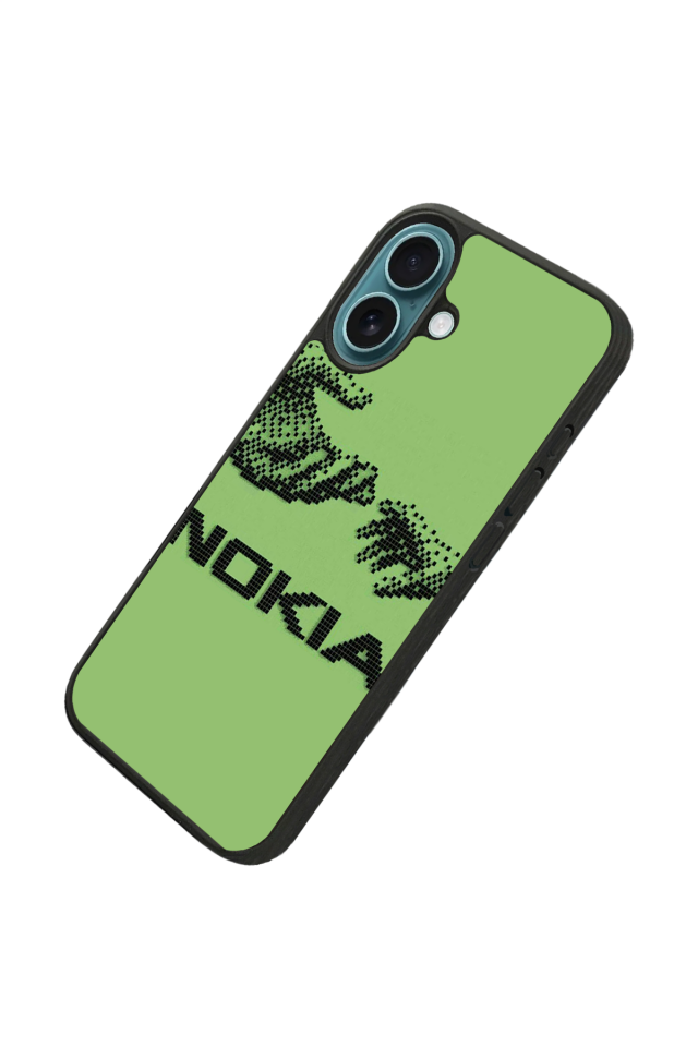 iPhone 16 Uyumlu Nokia Tasarımlı Glossy Premium Kılıf