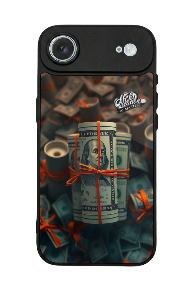 iPhone 17 Air Uyumlu Para Tasarımlı Glossy Premium Kılıf
