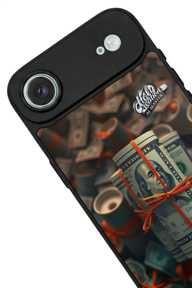 iPhone 17 Air Uyumlu Para Tasarımlı Glossy Premium Kılıf