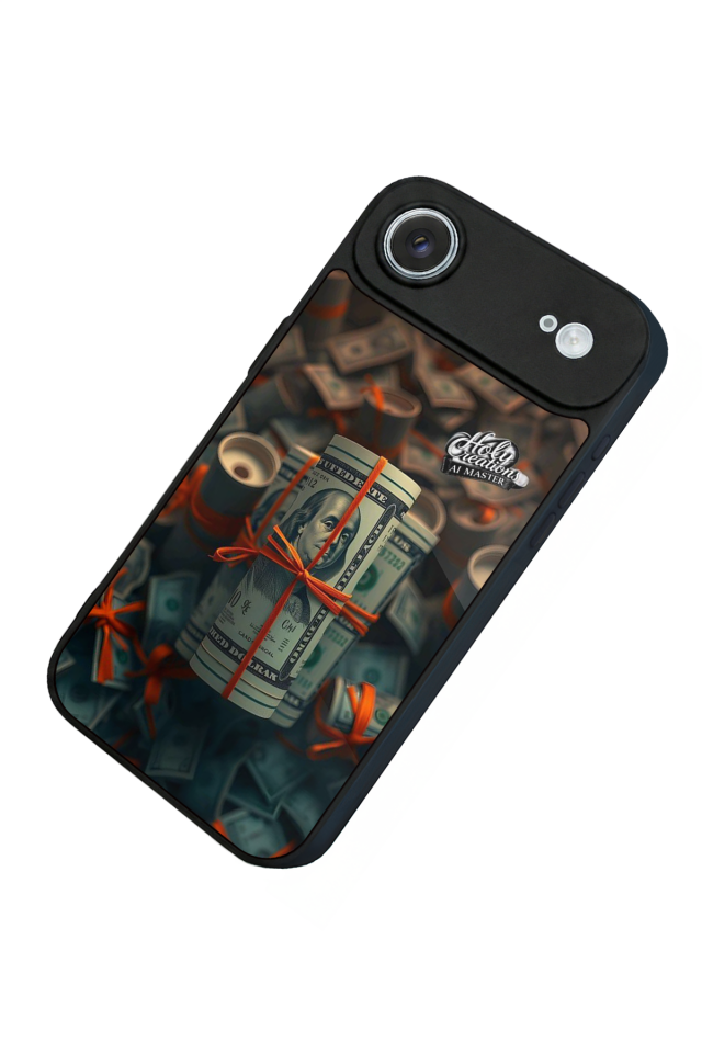 iPhone 17 Air Uyumlu Para Tasarımlı Glossy Premium Kılıf