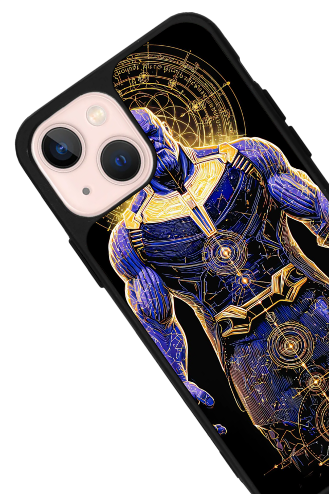 iPhone 15 Plus Uyumlu Thanos Tasarımlı Glossy Premium Kılıf