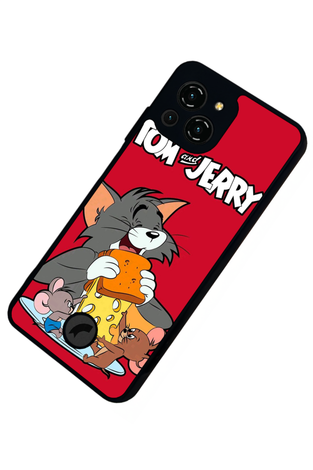 Reeder S23 Pro Max Uyumlu Tom And Jerry Tasarımlı Glossy Premium Kılıf