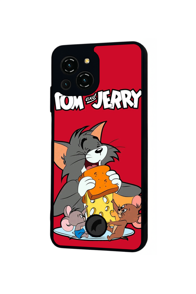 Reeder S23 Pro Max Uyumlu Tom And Jerry Tasarımlı Glossy Premium Kılıf