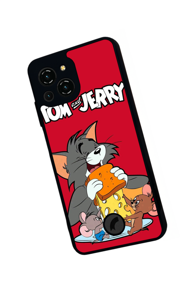 Reeder S23 Pro Max Uyumlu Tom And Jerry Tasarımlı Glossy Premium Kılıf