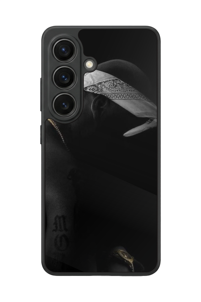 Samsung Galaxy S26 Uyumlu Tupac Tasarımlı Glossy Premium Kılıf