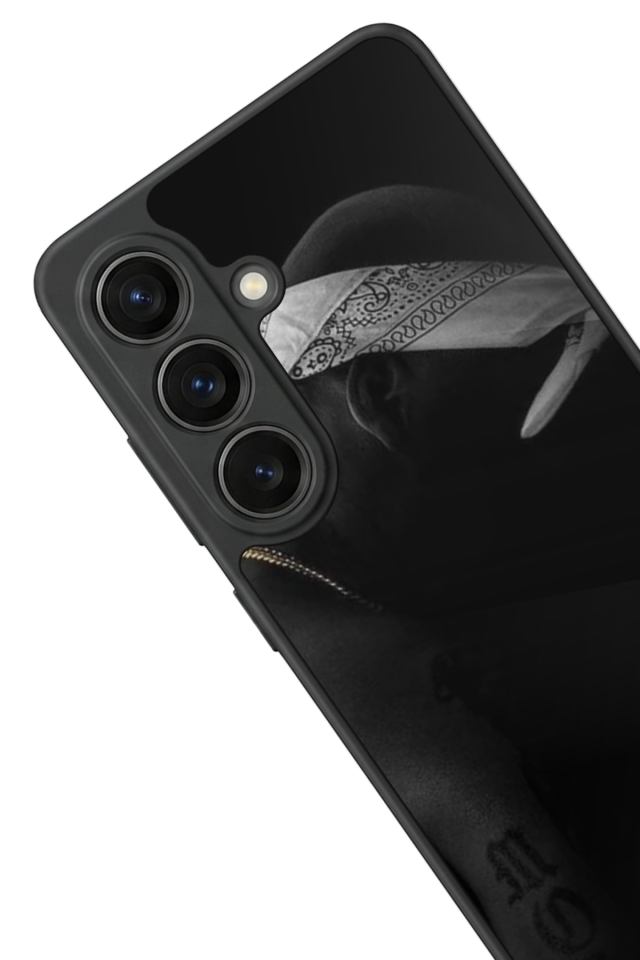 Samsung Galaxy S26 Uyumlu Tupac Tasarımlı Glossy Premium Kılıf