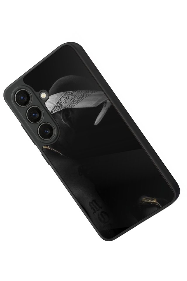 Samsung Galaxy S26 Uyumlu Tupac Tasarımlı Glossy Premium Kılıf