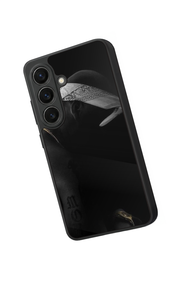 Samsung Galaxy S26 Uyumlu Tupac Tasarımlı Glossy Premium Kılıf