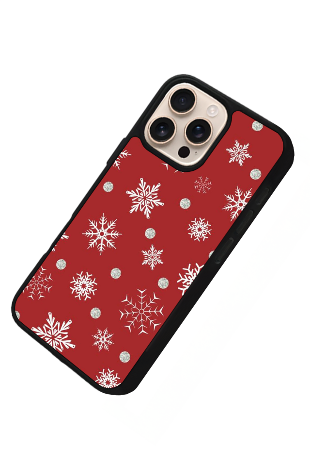 iPhone 16 Pro Max Uyumlu Yilbasi Christmas Tasarımlı Glossy Premium Kılıf