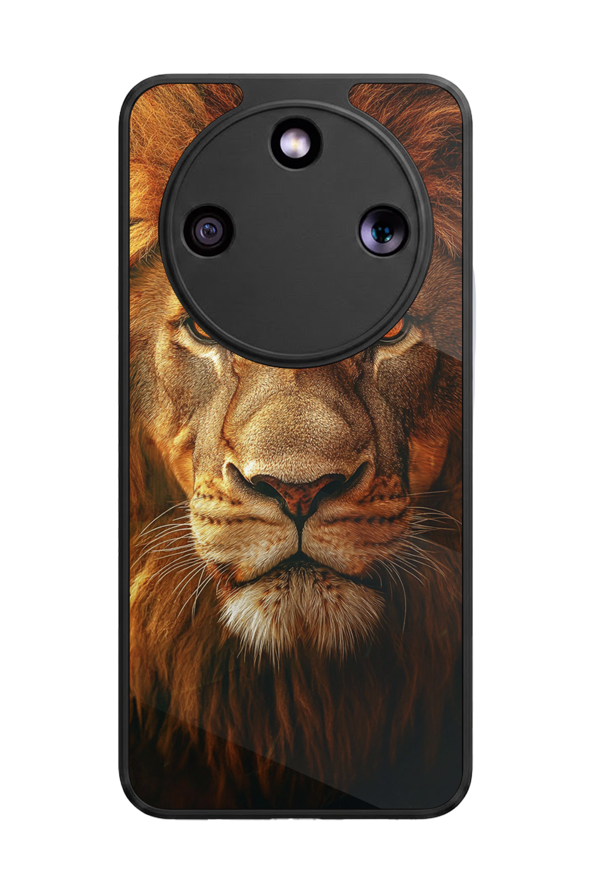 Honor Magic 8 Lite Uyumlu Aslan Tasarımlı Glossy Premium Kılıf