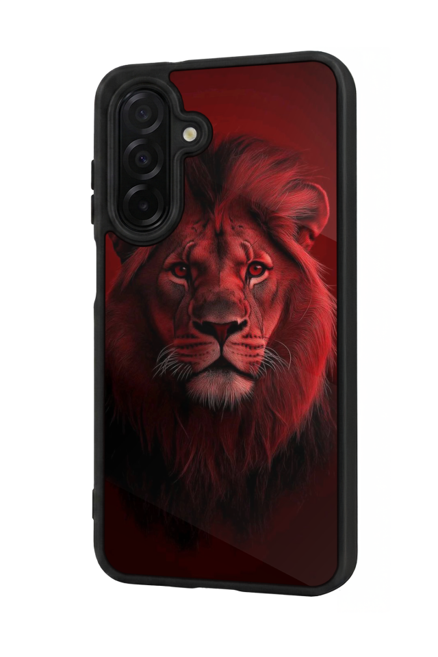 Samsung Galaxy A36 Uyumlu Aslan Tasarımlı Glossy Premium Kılıf