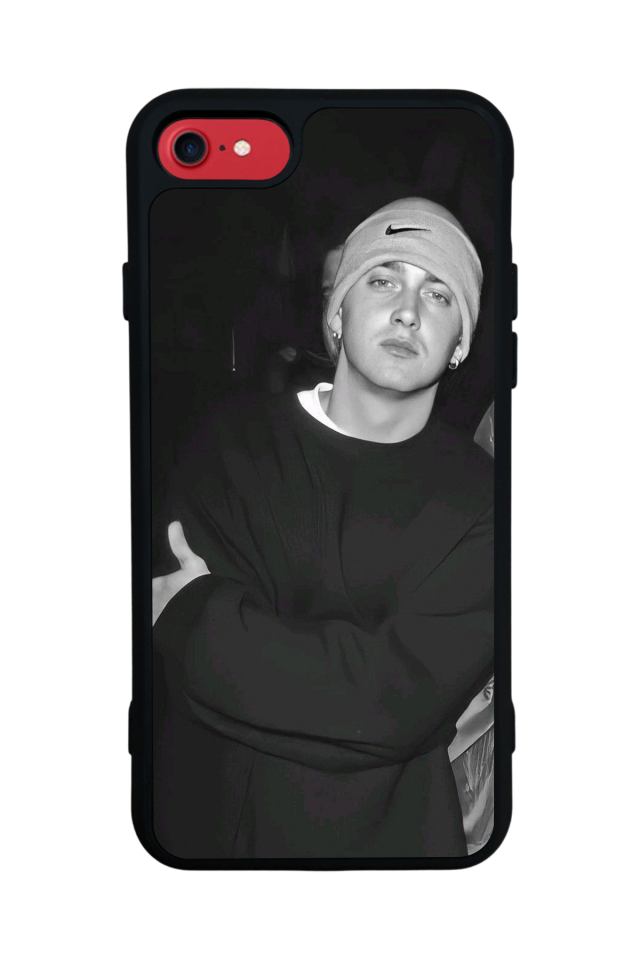 iPhone SE Uyumlu Eminem Tasarımlı Glossy Premium Kılıf