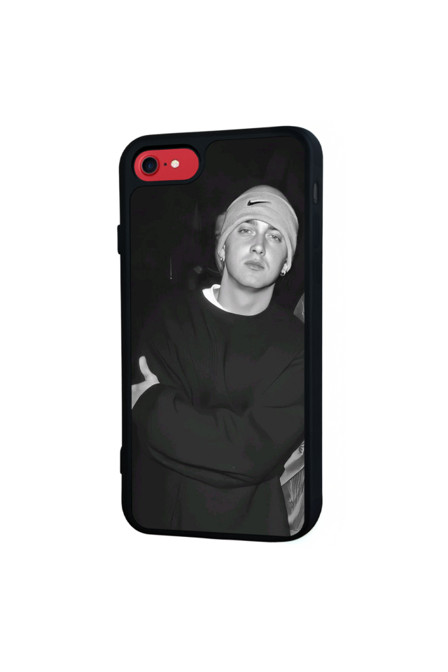 iPhone SE Uyumlu Eminem Tasarımlı Glossy Premium Kılıf