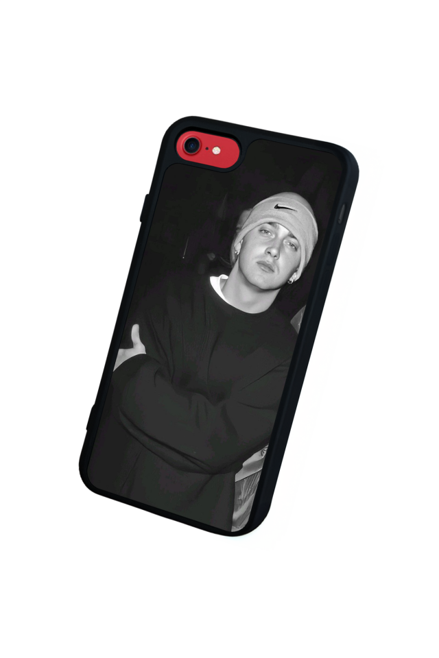 iPhone SE Uyumlu Eminem Tasarımlı Glossy Premium Kılıf