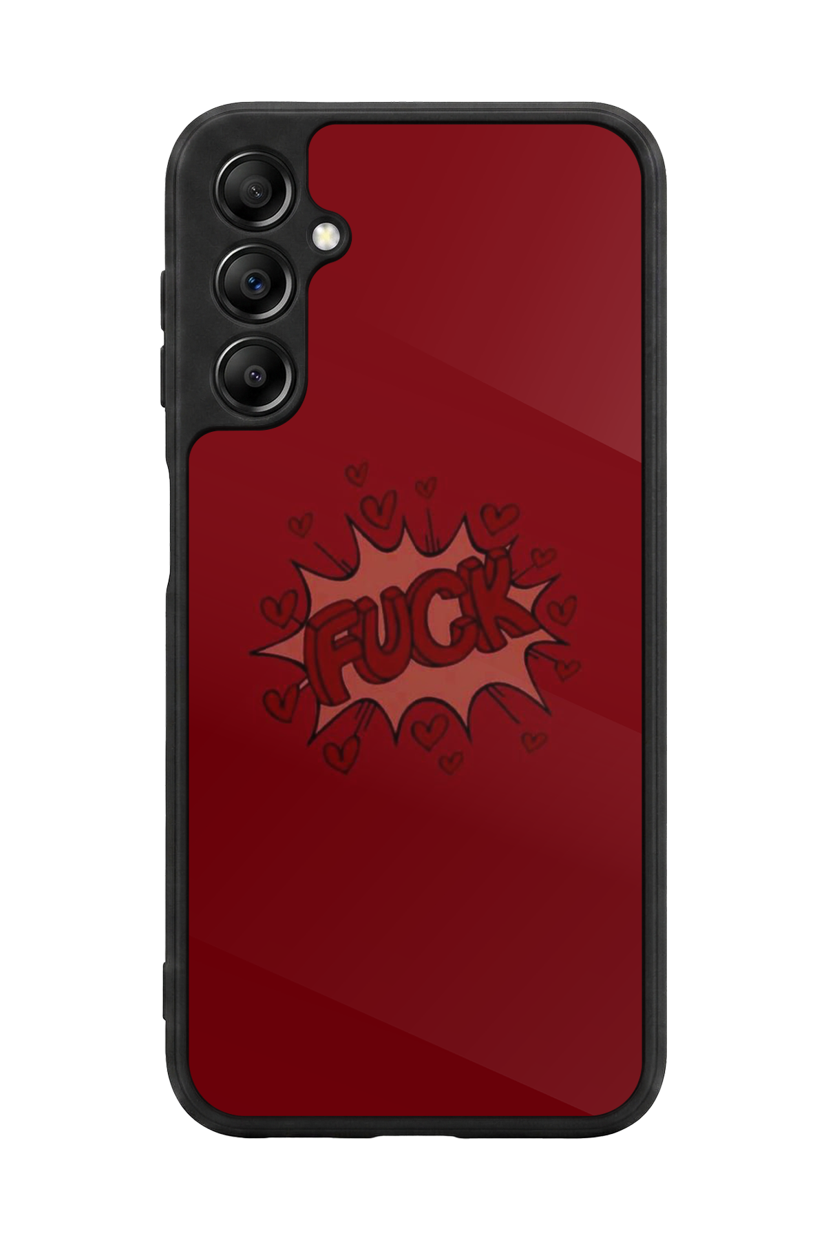 Samsung Galaxy A14 Uyumlu Kalp Love Tasarımlı Glossy Premium Kılıf