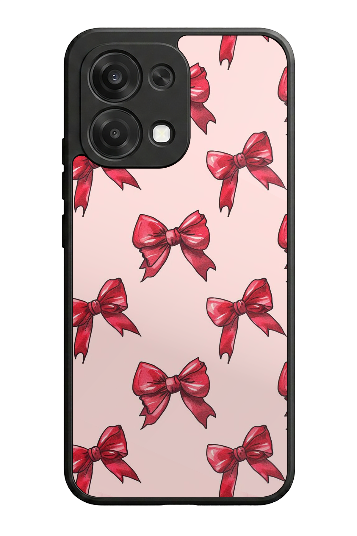 Oppo A6 Pro Uyumlu Kurdele Tasarımlı Glossy Premium Kılıf