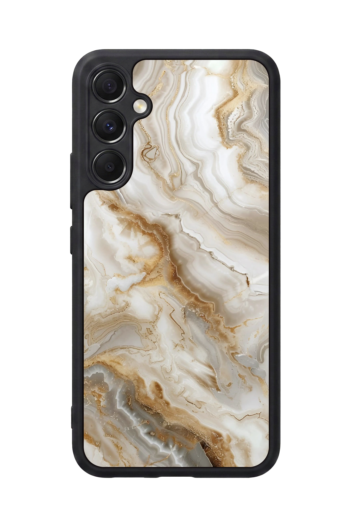 Samsung Galaxy A34 Uyumlu Mermer Marble Tasarımlı Glossy Premium Kılıf