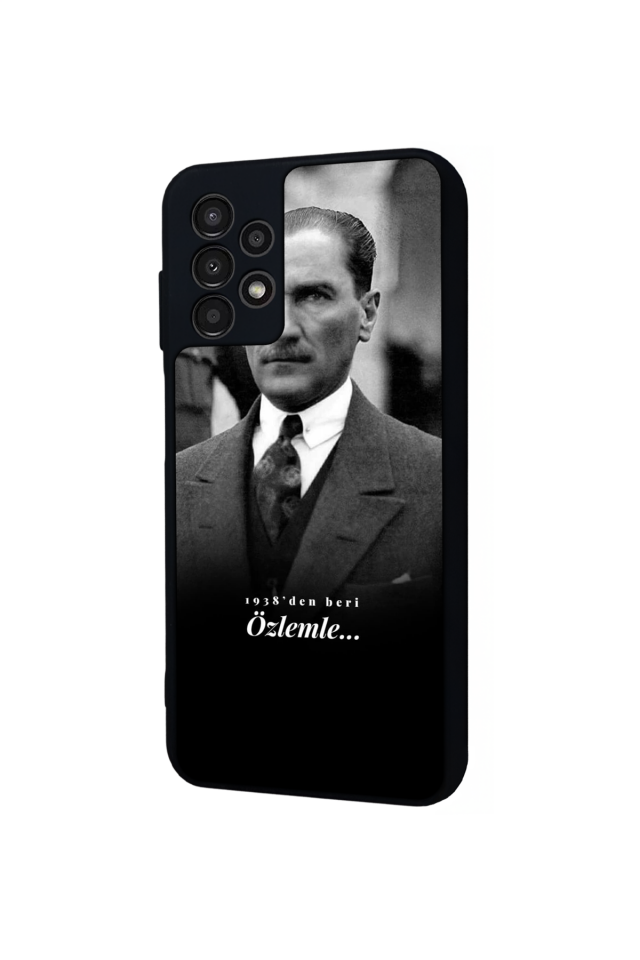 Samsung Galaxy A13 Uyumlu Mustafa Kemal Ataturk Tasarımlı Glossy Premium Kılıf