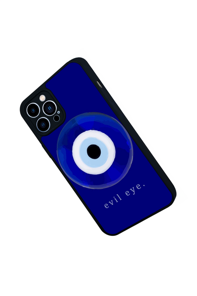 iPhone 13 Pro Max Uyumlu Nazar Tasarımlı Glossy Premium Kılıf