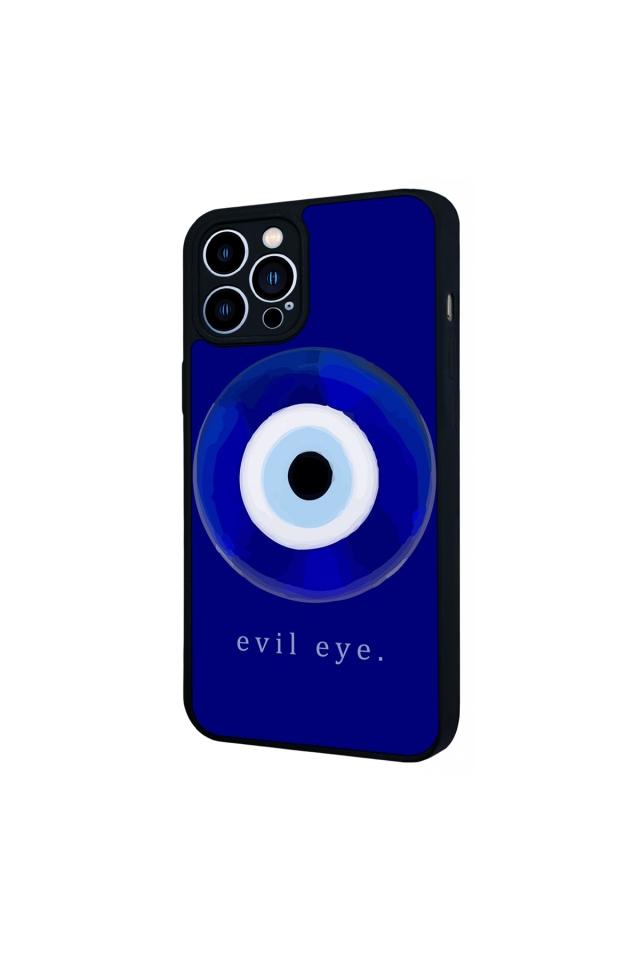 iPhone 13 Pro Max Uyumlu Nazar Tasarımlı Glossy Premium Kılıf