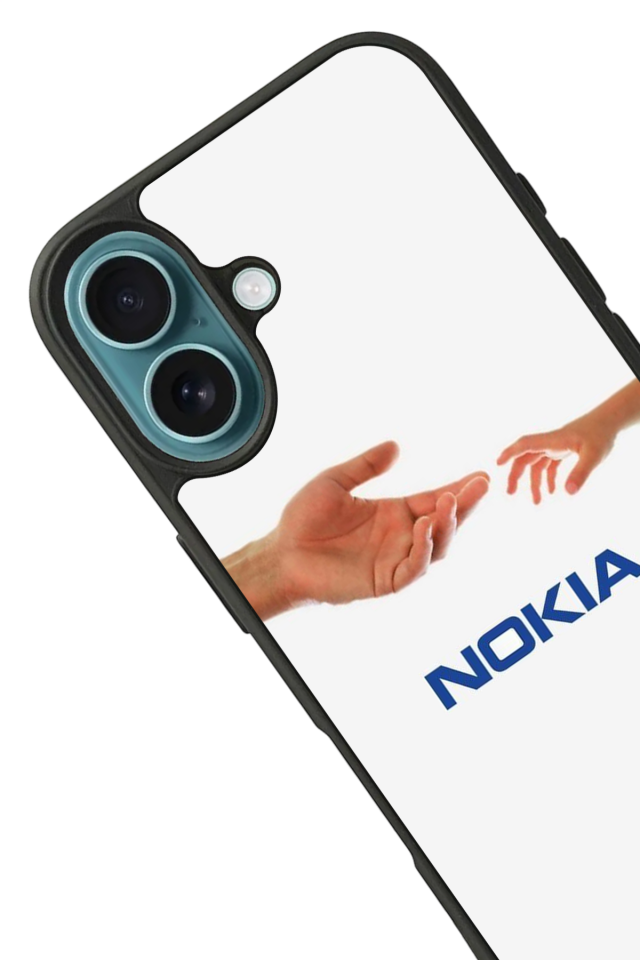 iPhone 16 Uyumlu Nokia Tasarımlı Glossy Premium Kılıf