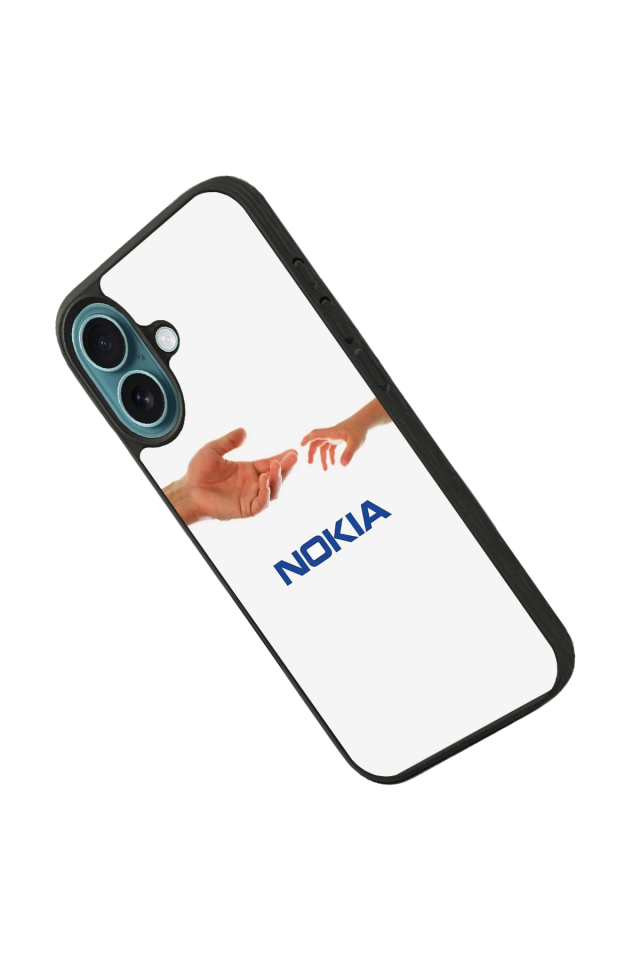 iPhone 16 Uyumlu Nokia Tasarımlı Glossy Premium Kılıf