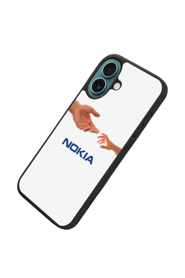 iPhone 16 Uyumlu Nokia Tasarımlı Glossy Premium Kılıf