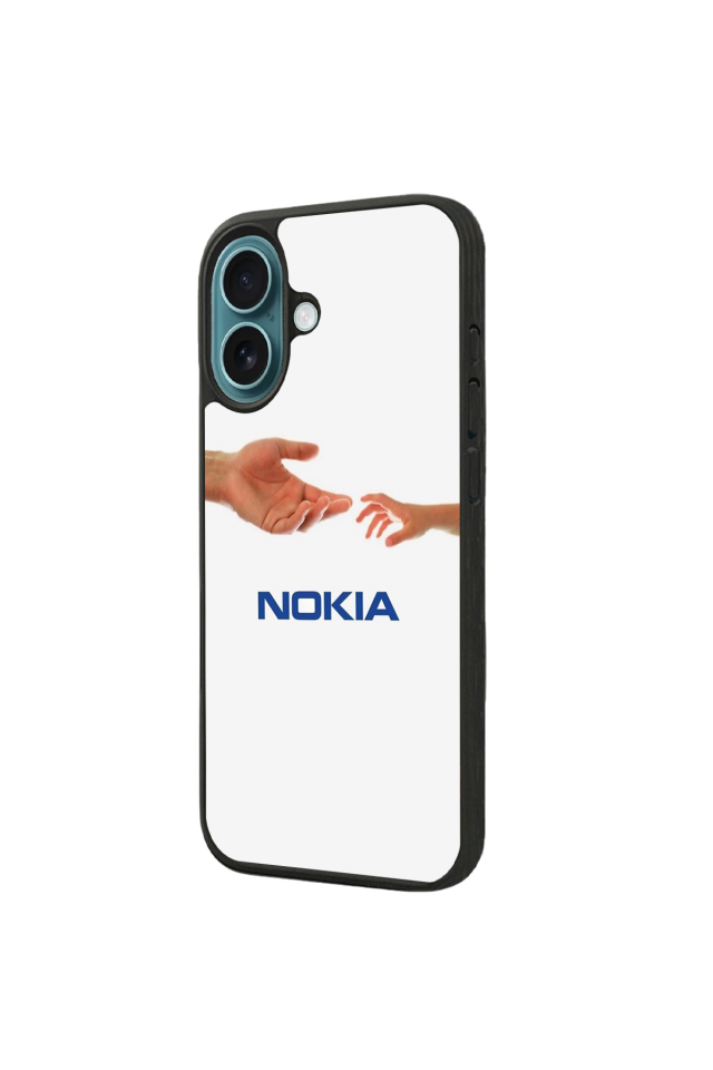 iPhone 16 Uyumlu Nokia Tasarımlı Glossy Premium Kılıf