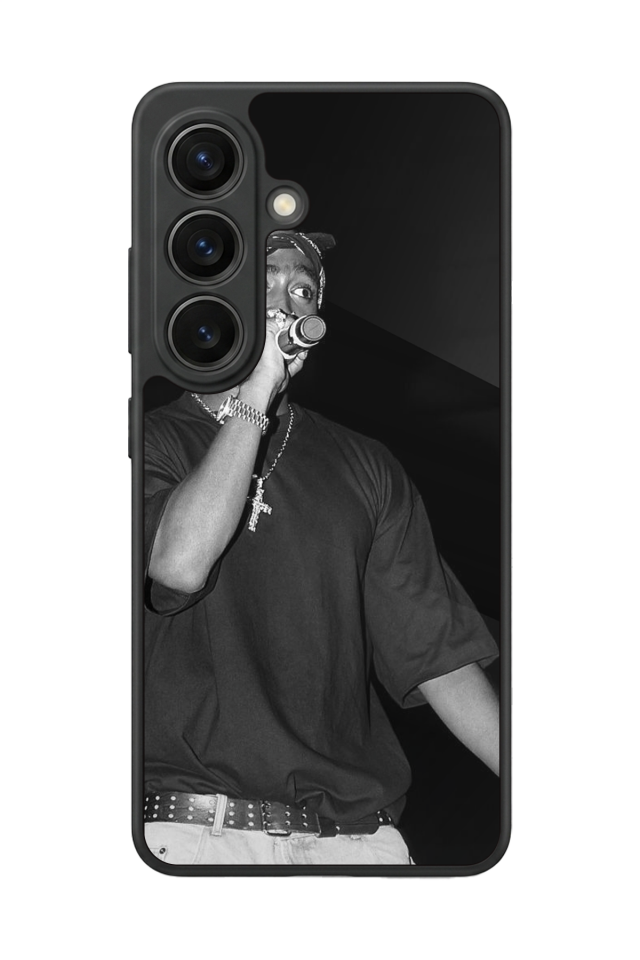 Samsung Galaxy S26 Uyumlu Tupac Tasarımlı Glossy Premium Kılıf