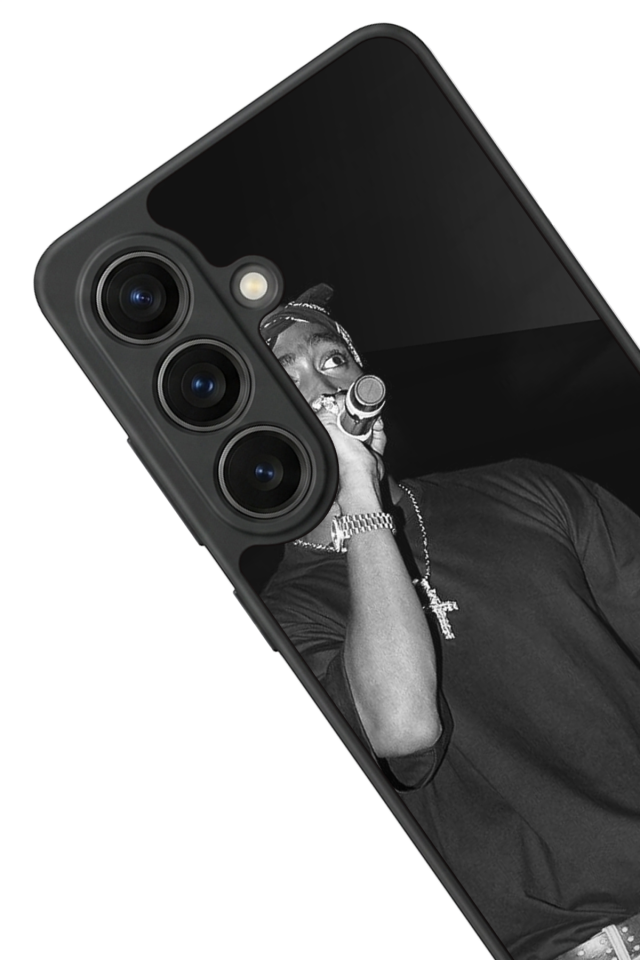 Samsung Galaxy S26 Uyumlu Tupac Tasarımlı Glossy Premium Kılıf