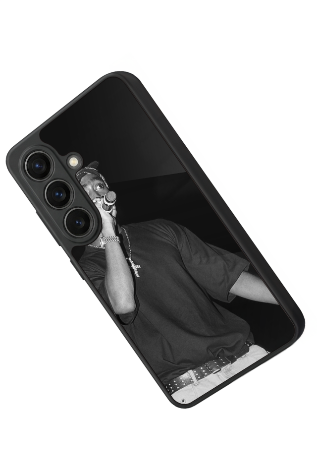 Samsung Galaxy S26 Uyumlu Tupac Tasarımlı Glossy Premium Kılıf