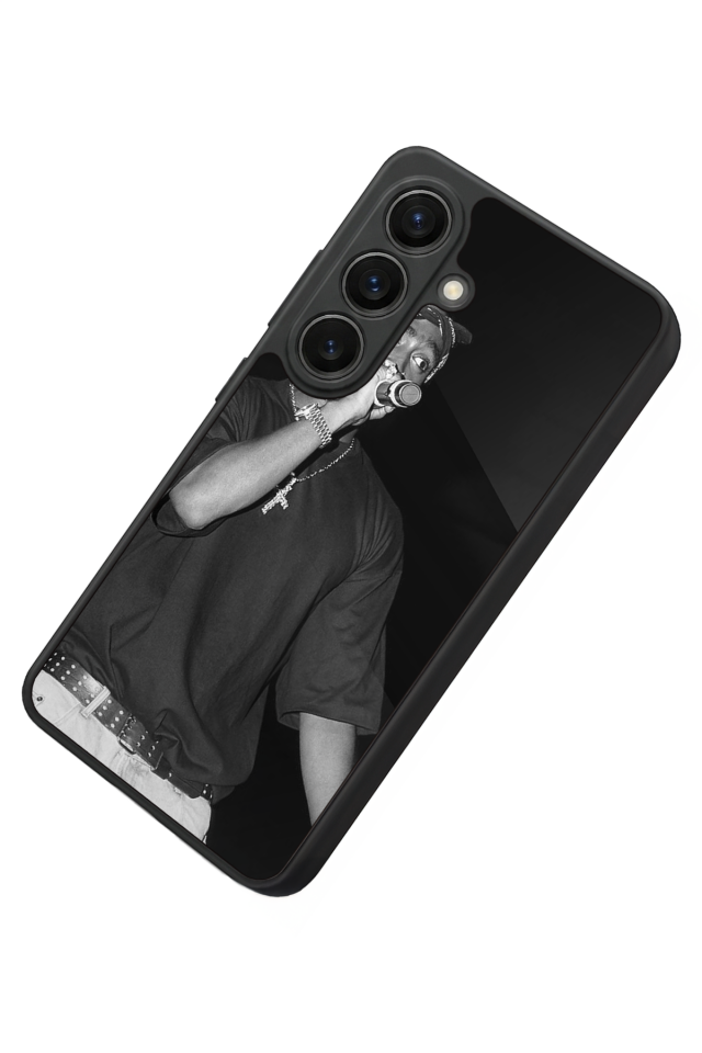 Samsung Galaxy S26 Uyumlu Tupac Tasarımlı Glossy Premium Kılıf