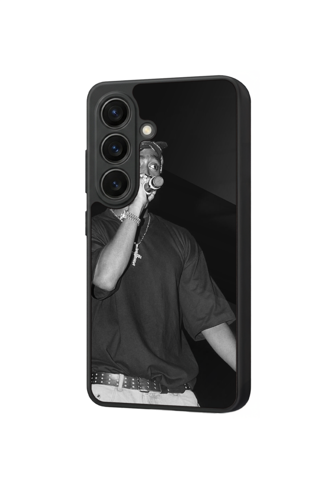 Samsung Galaxy S26 Uyumlu Tupac Tasarımlı Glossy Premium Kılıf