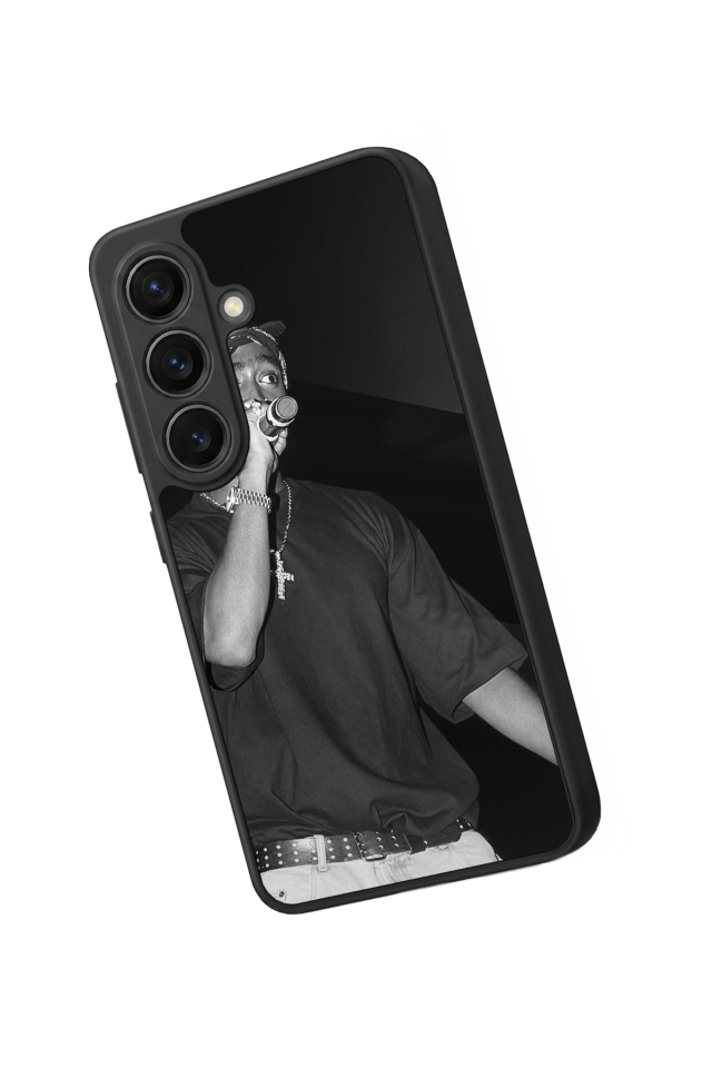 Samsung Galaxy S26 Uyumlu Tupac Tasarımlı Glossy Premium Kılıf