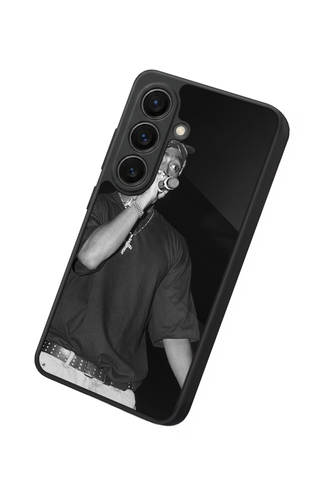 Samsung Galaxy S26 Uyumlu Tupac Tasarımlı Glossy Premium Kılıf