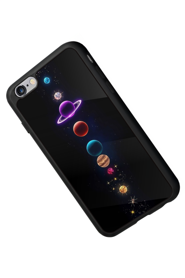 iPhone 6 Plus Uyumlu Uzay Tasarımlı Glossy Premium Kılıf