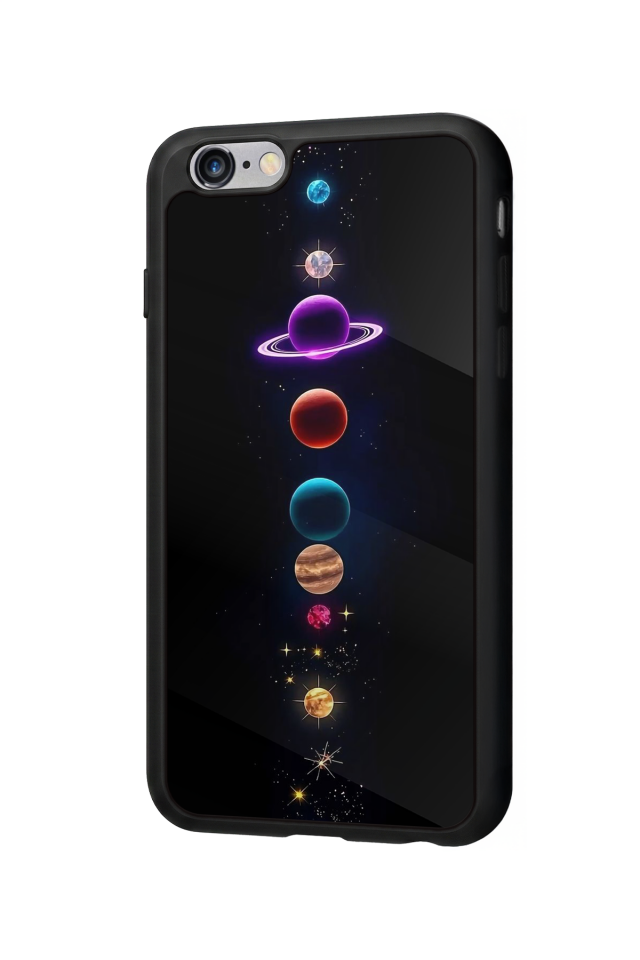 iPhone 6 Plus Uyumlu Uzay Tasarımlı Glossy Premium Kılıf