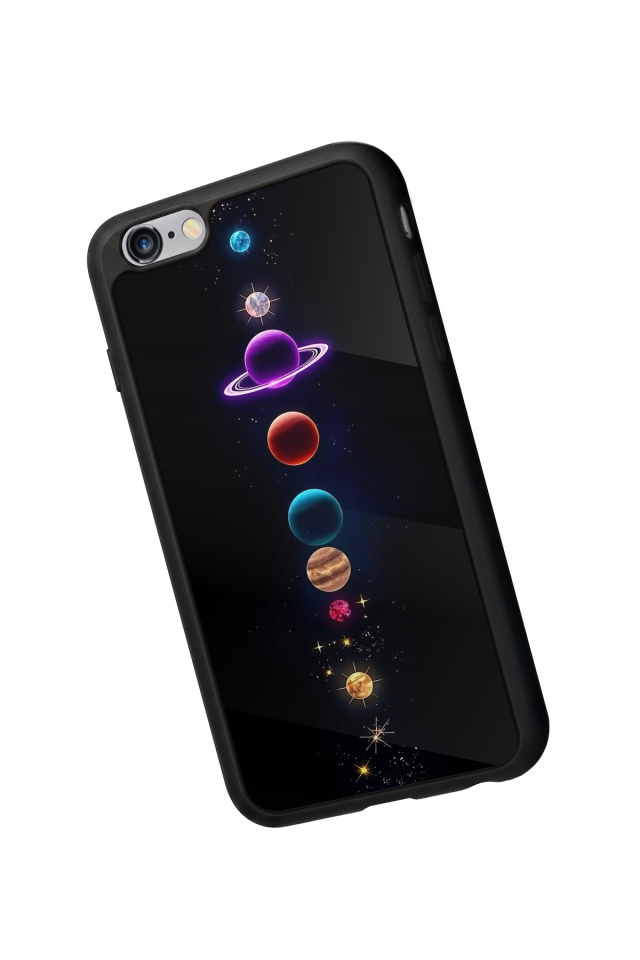 iPhone 6 Plus Uyumlu Uzay Tasarımlı Glossy Premium Kılıf