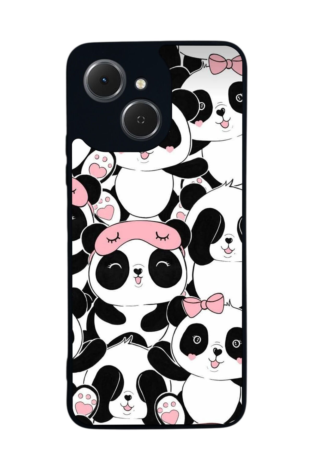 Tecno Spark 40C Uyumlu Panda Tasarımlı Glossy Premium Kılıf
