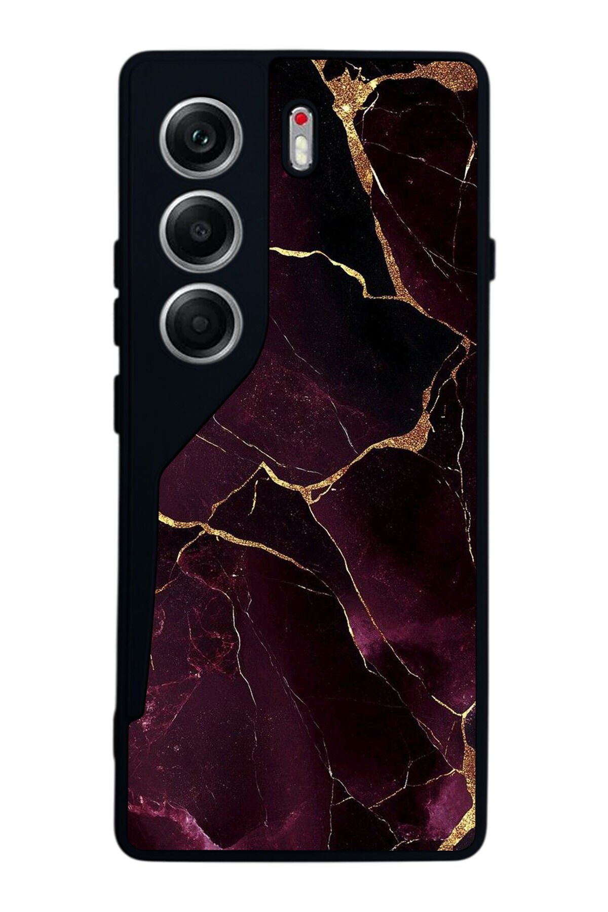 Tecno Camon 40 Uyumlu Mermer Marble Tasarımlı Glossy Premium Kılıf