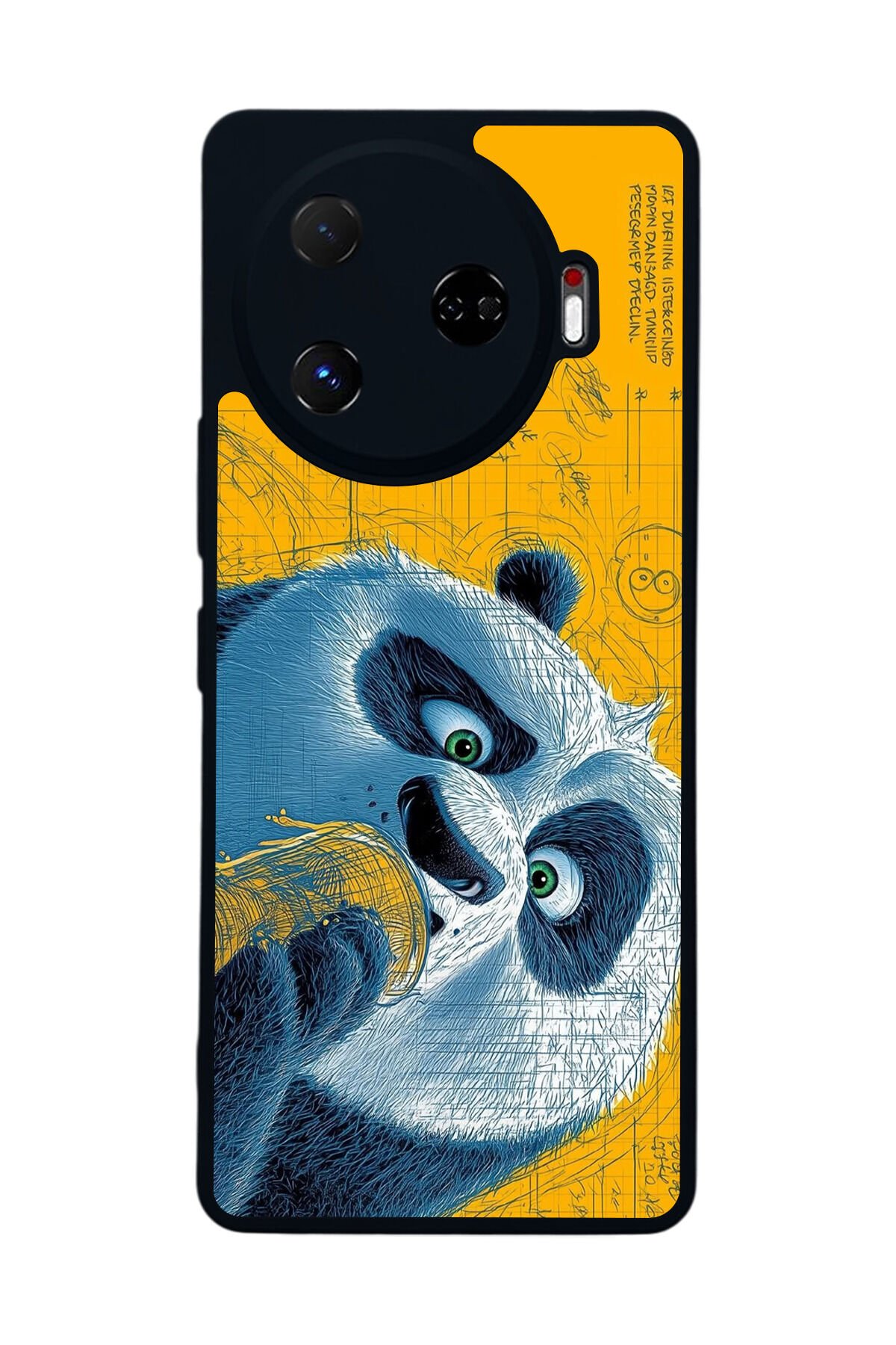Tecno Camon 30 Pro Uyumlu Kung Fu Panda Tasarımlı Glossy Premium Kılıf