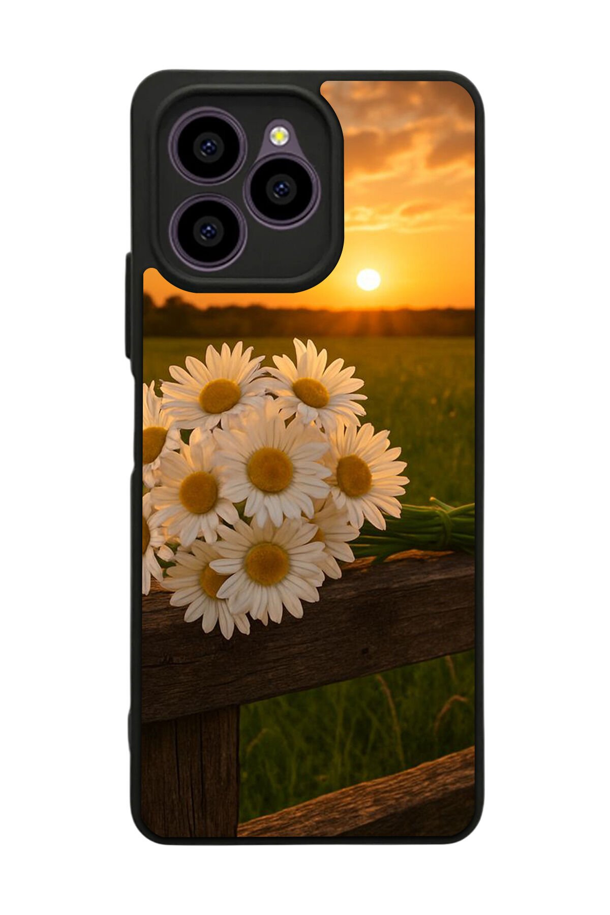 Omix X6 Uyumlu Cicek Tasarımlı Glossy Premium Kılıf