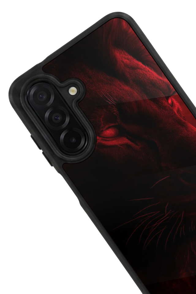 Samsung Galaxy A36 Uyumlu Aslan Tasarımlı Glossy Premium Kılıf
