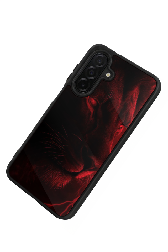 Samsung Galaxy A36 Uyumlu Aslan Tasarımlı Glossy Premium Kılıf