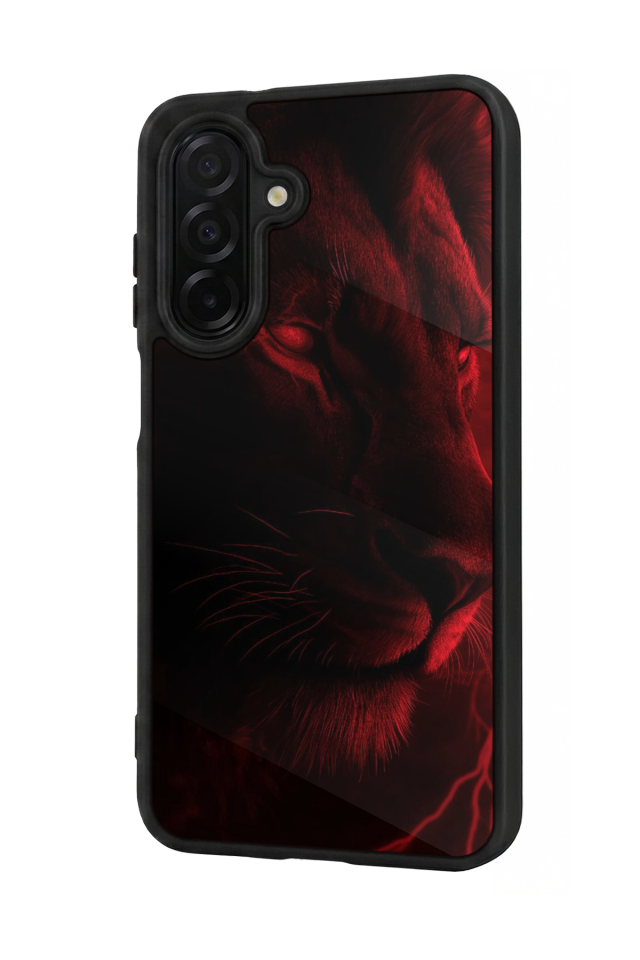 Samsung Galaxy A36 Uyumlu Aslan Tasarımlı Glossy Premium Kılıf
