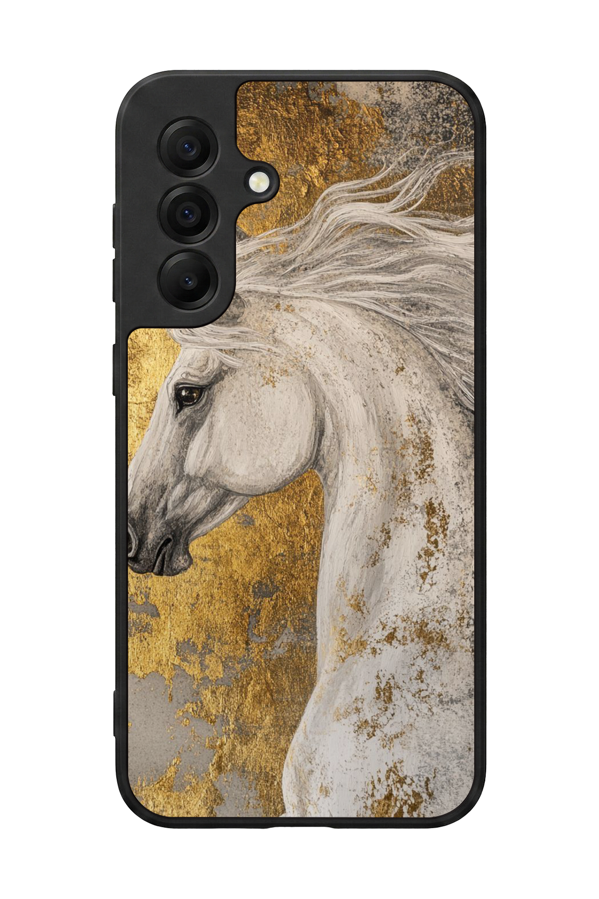 Samsung Galaxy A17 Uyumlu At Horse Tasarımlı Glossy Premium Kılıf