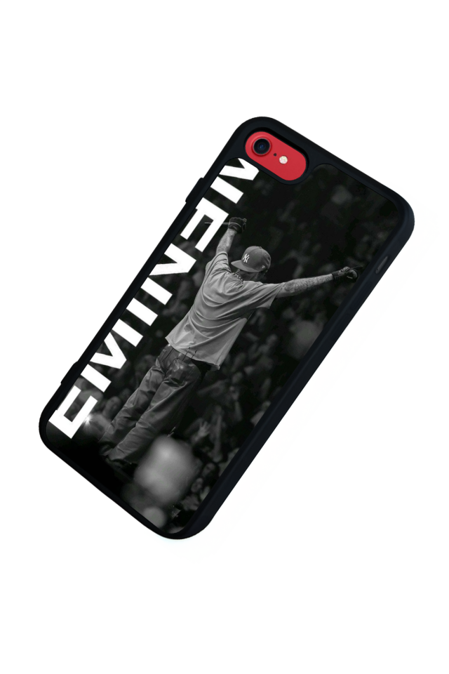 iPhone SE Uyumlu Eminem Tasarımlı Glossy Premium Kılıf