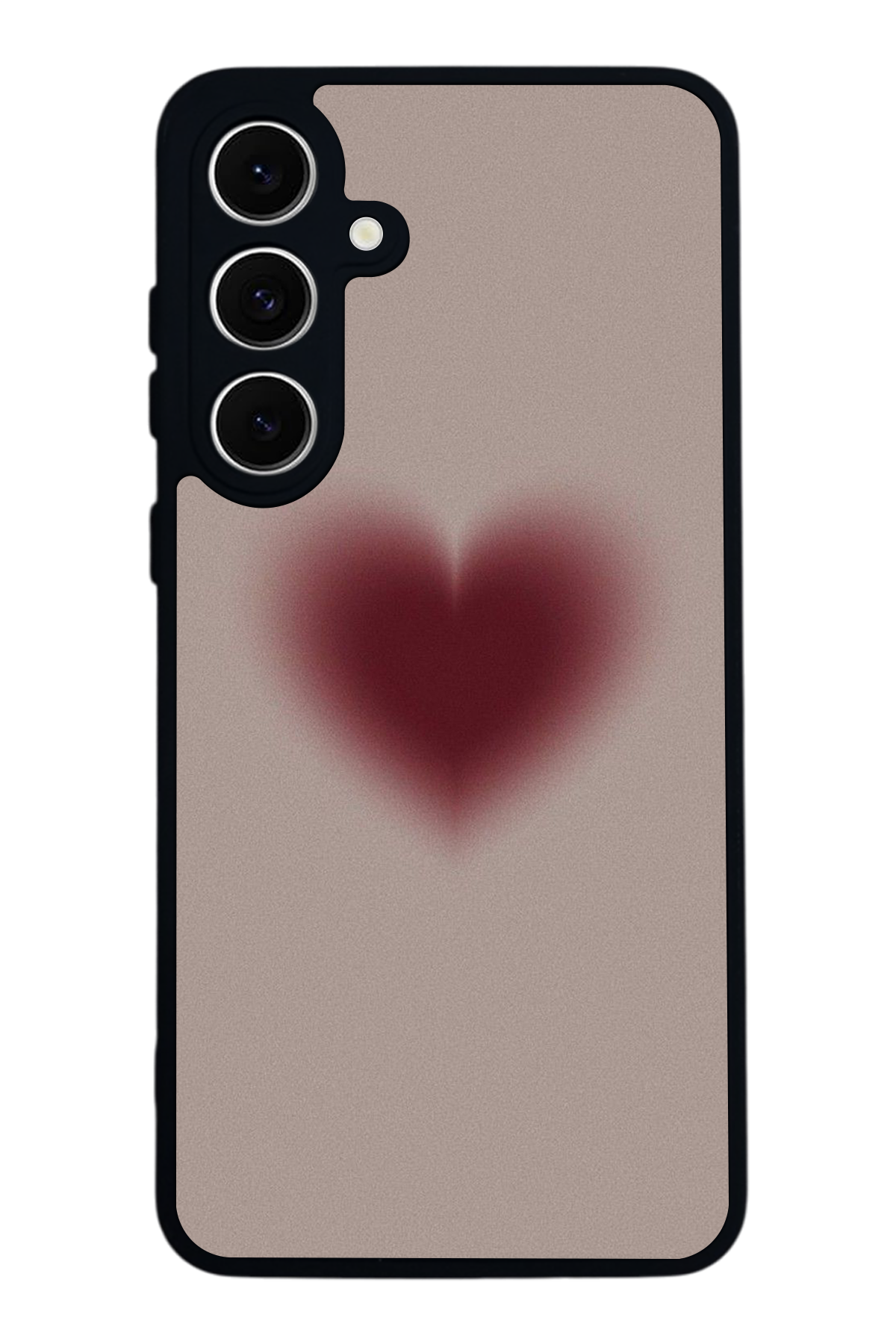 Samsung Galaxy S24 FE Uyumlu Kalp Love Tasarımlı Glossy Premium Kılıf